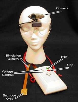 Parts of the BrainPort Vision Device
