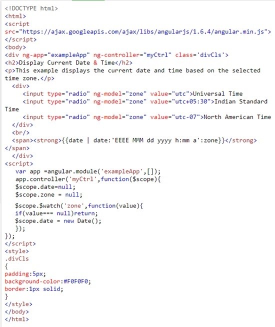 Introduction to AngularJS with a simple example - Krazytech
