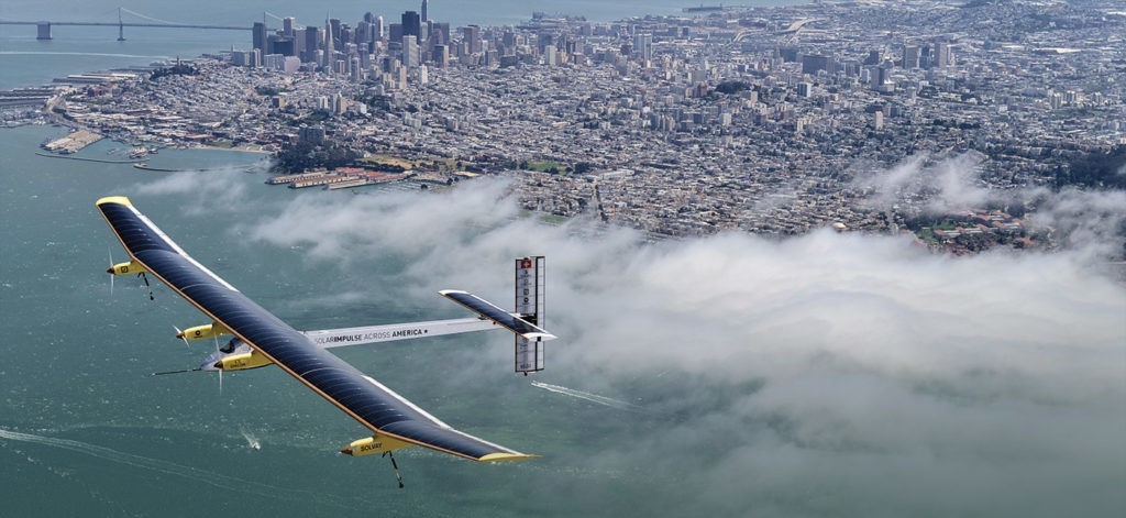 Solar impulse top view